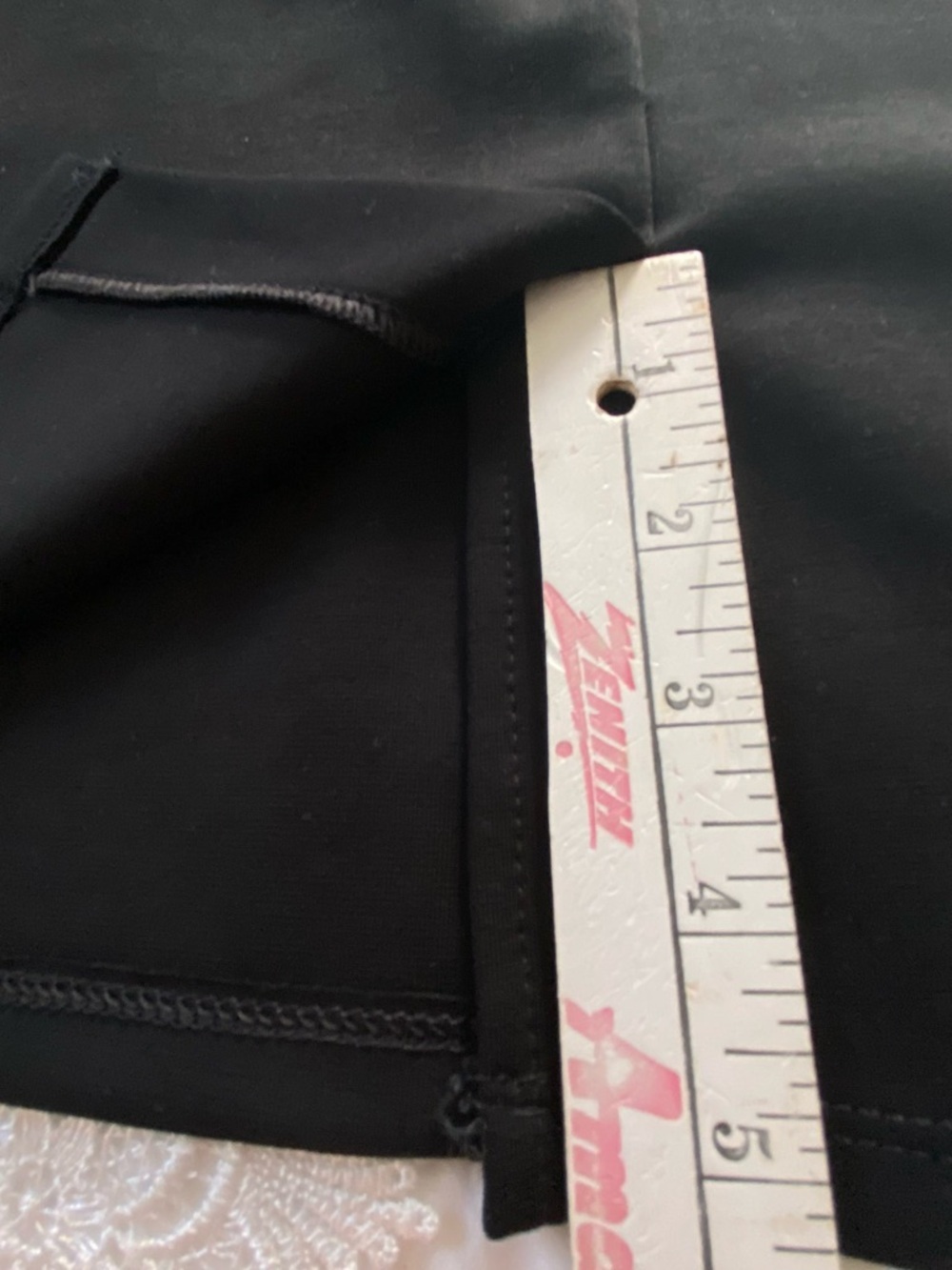Time and Tru Black Ponte Pencil Skirt - Sleek Workwear Size L (12-14) - Picture 12 of 12